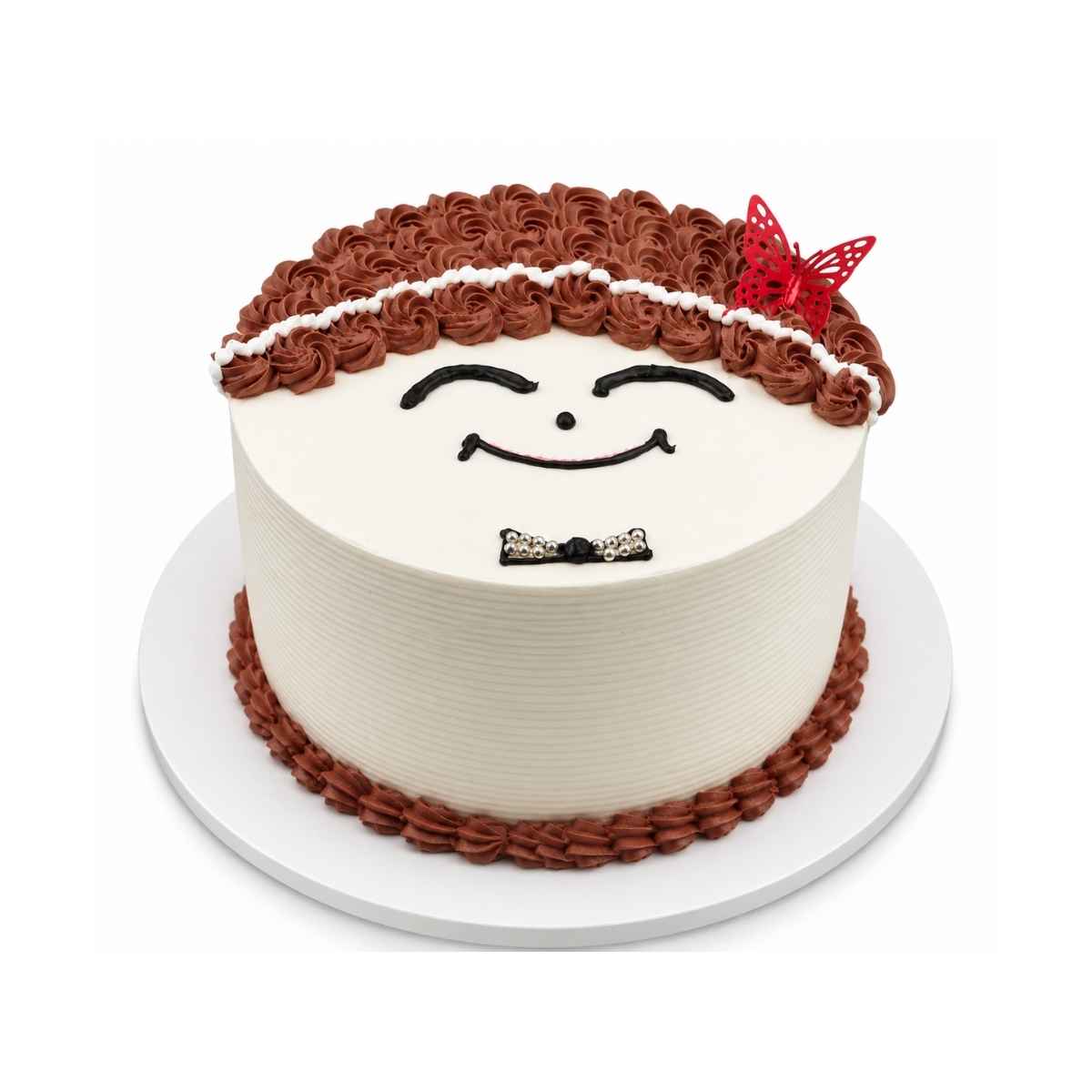 Gentleman Face Cake