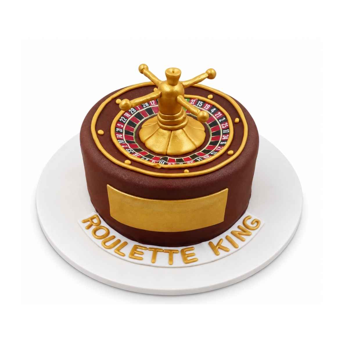 Roulette King Theme Cake