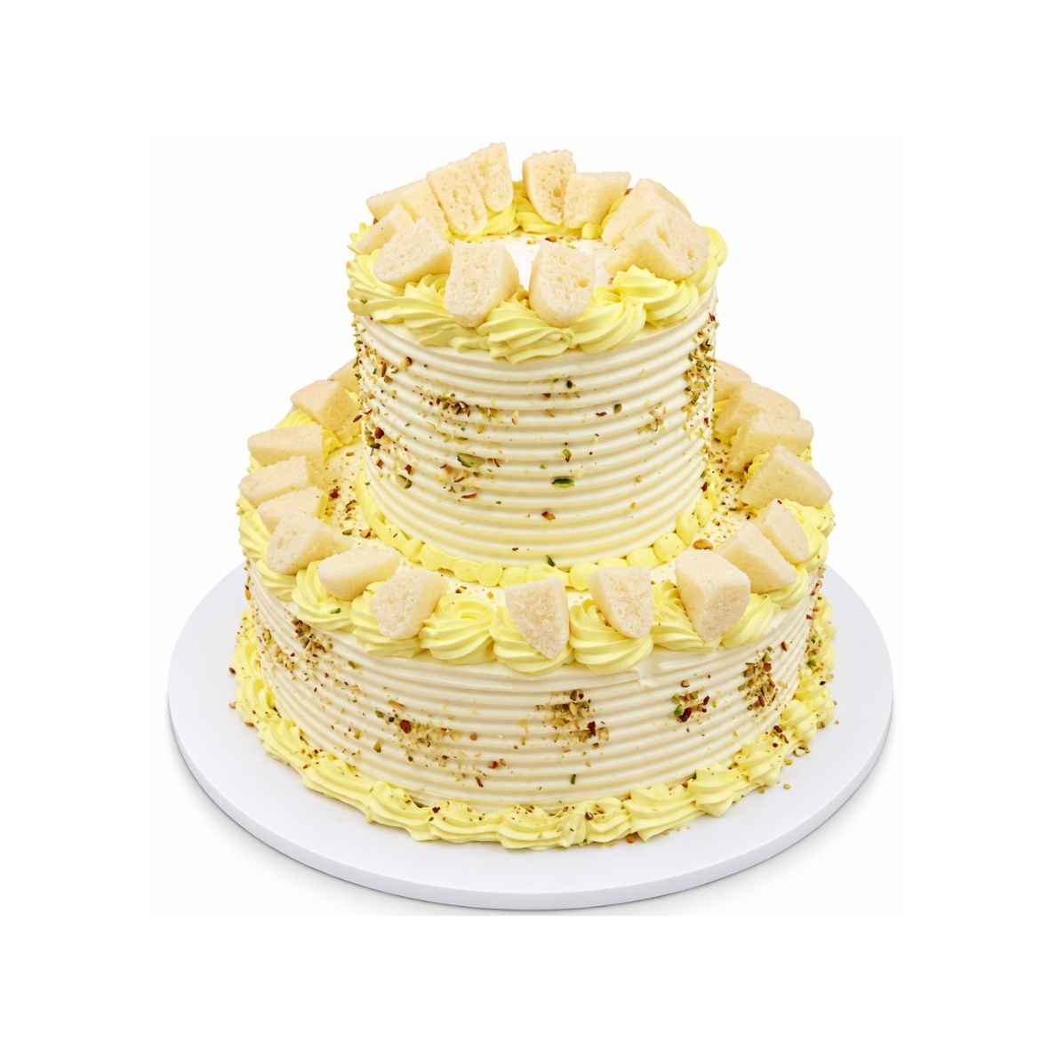 Two-Tier Cream Cake