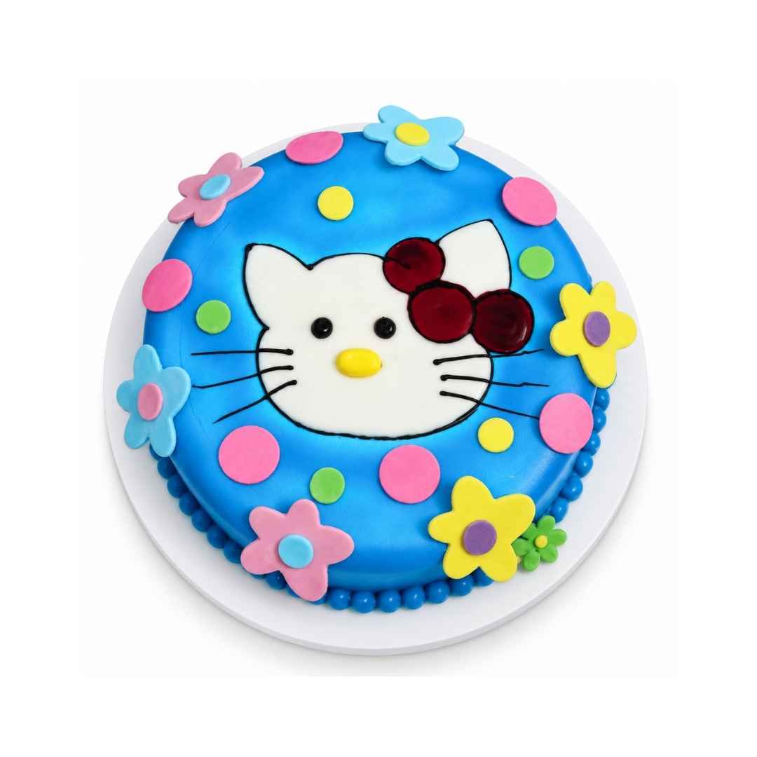 Hello Kitty Floral Cake