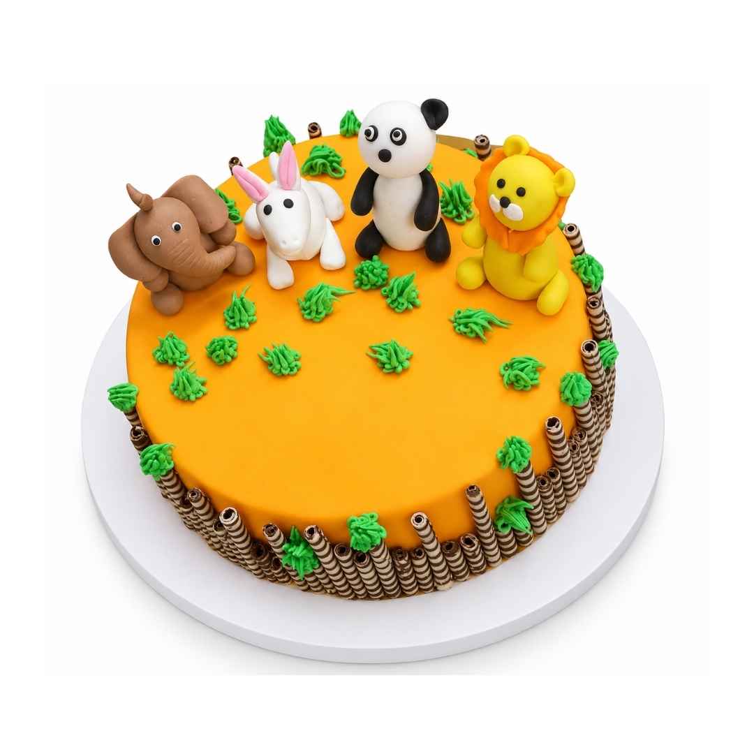 Jungle Animal Cake