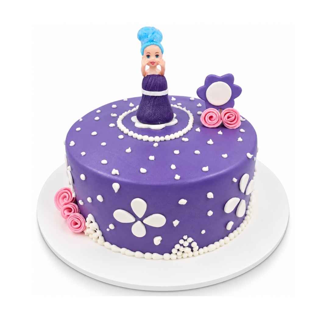 Purple Doll Dress Cake