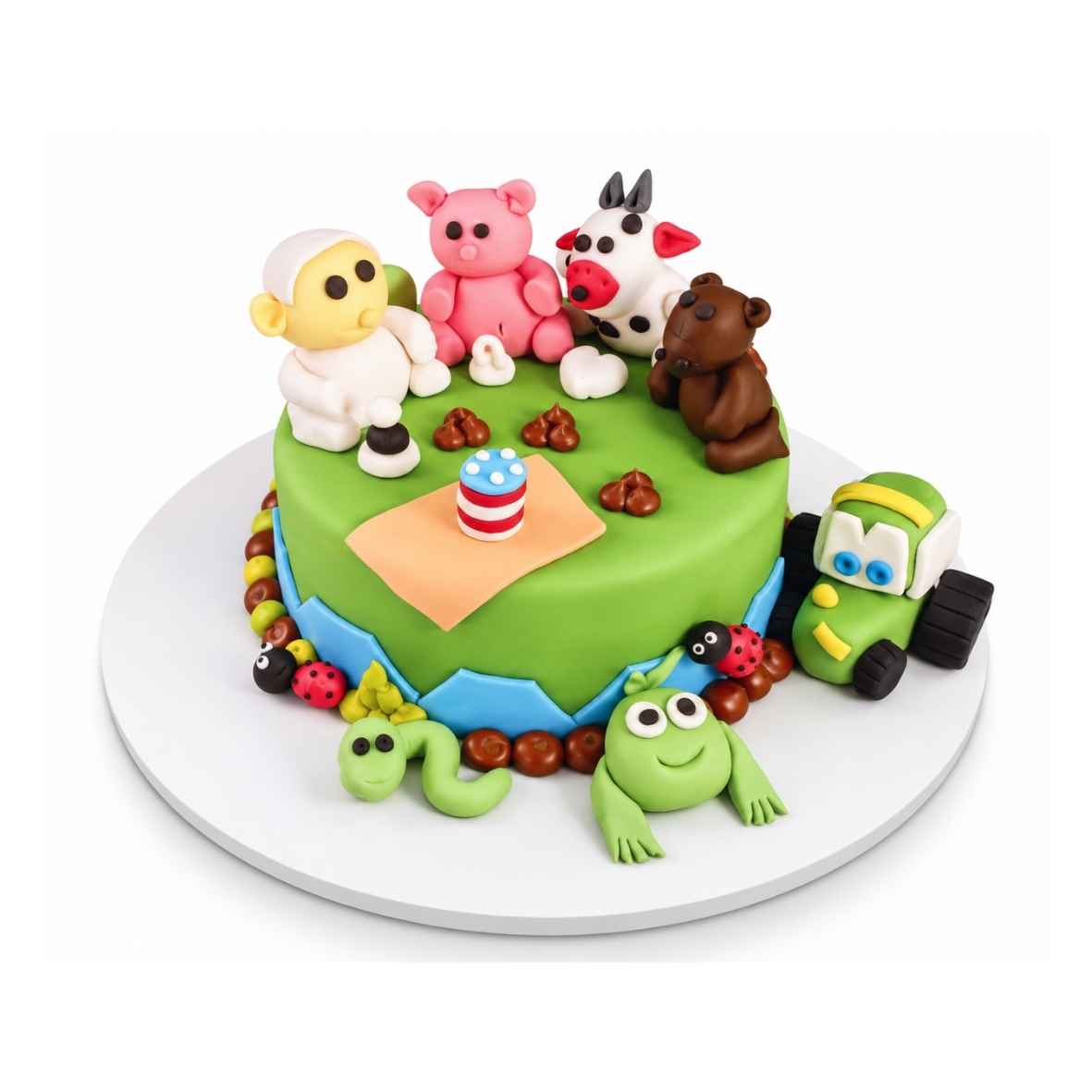 Jungle Animal Adventure Cake