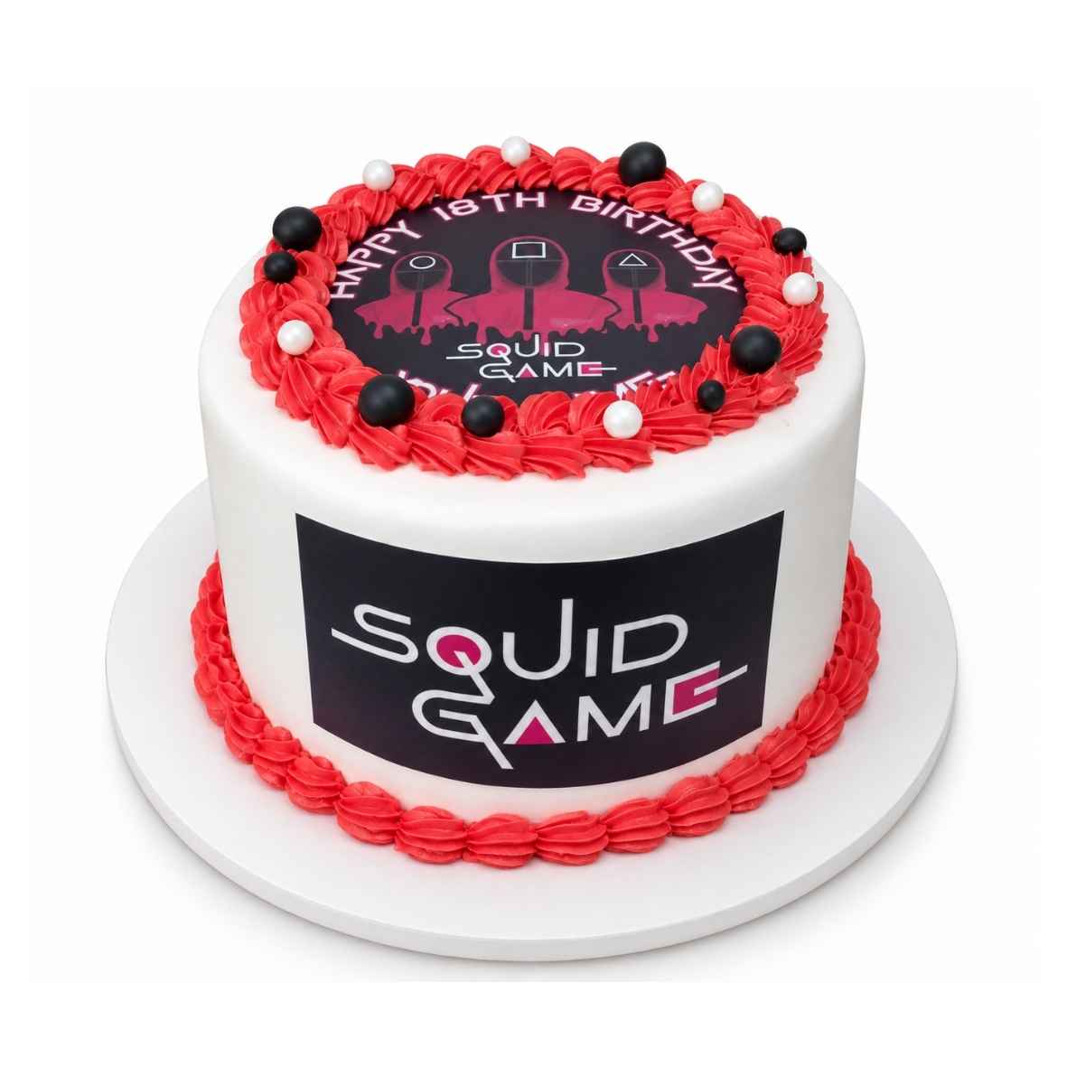 Squid Game 18th Birthday Cake