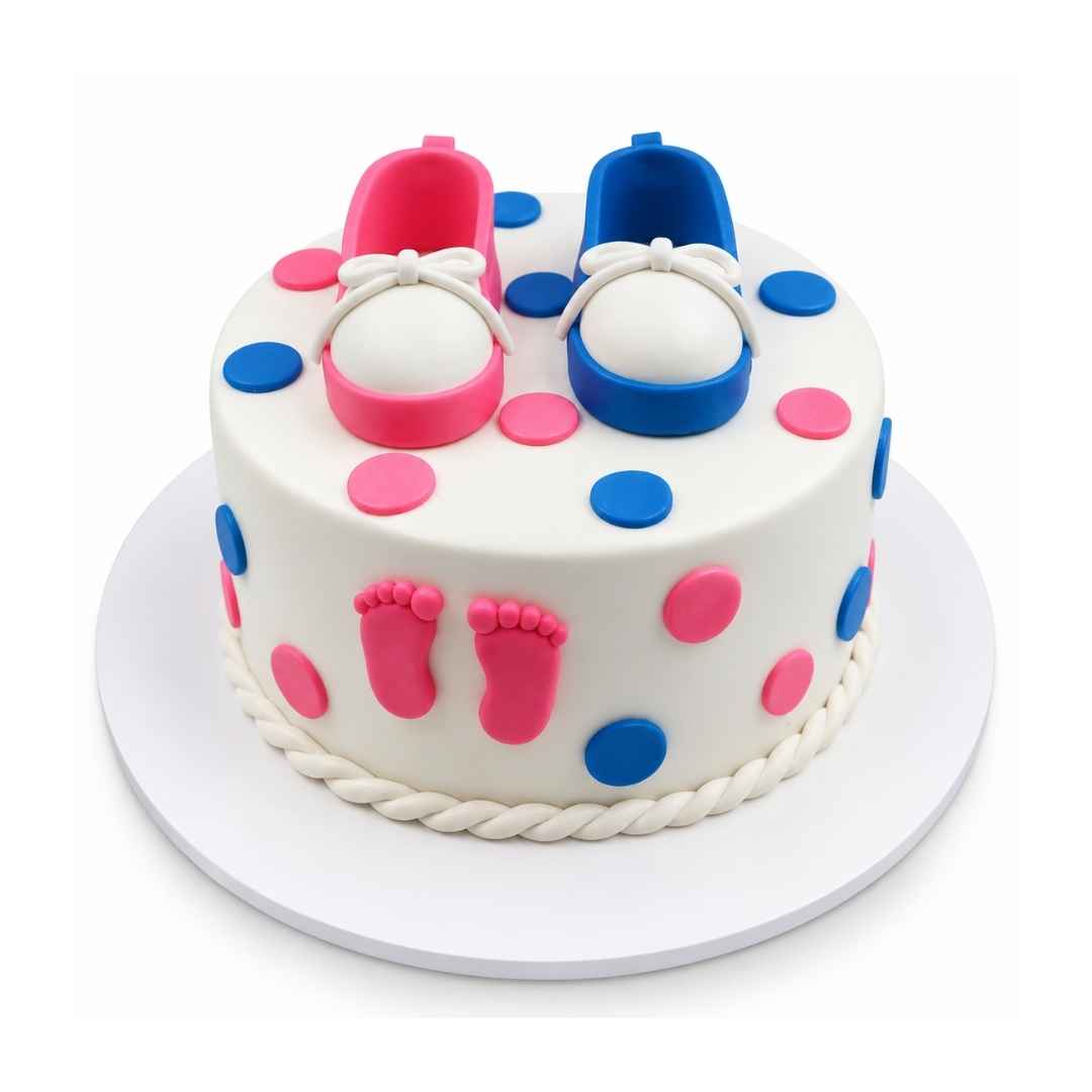Baby Booties Celebration Cake