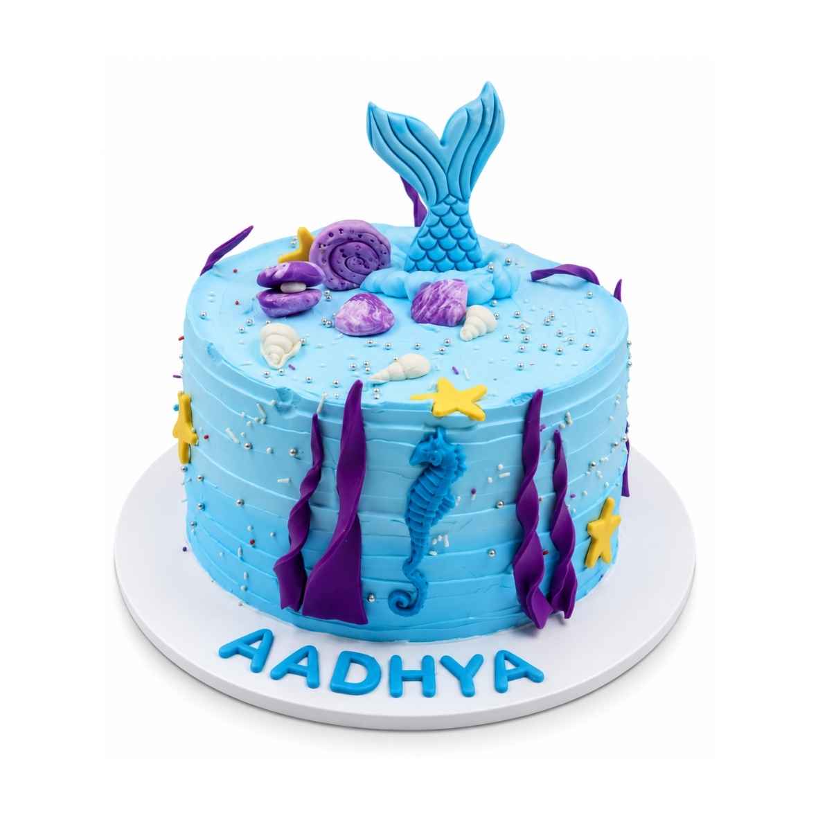 Mermaid Underwater Theme Cake
