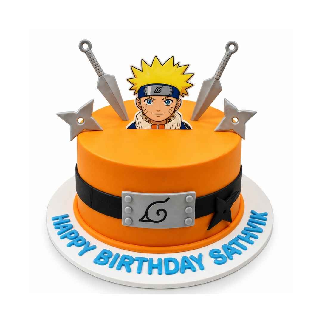 Naruto Birthday Cake