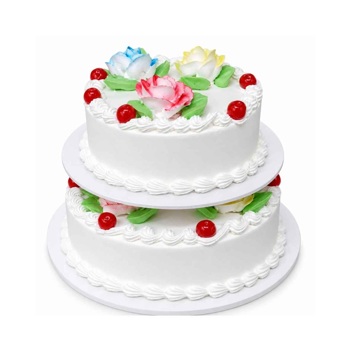 Classic Floral Tiered Cake
