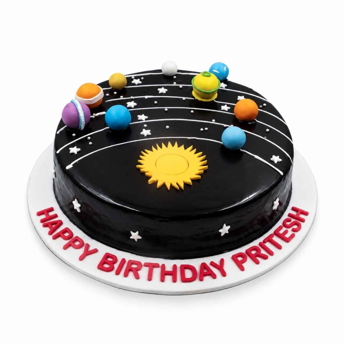 Solar System Theme Cake