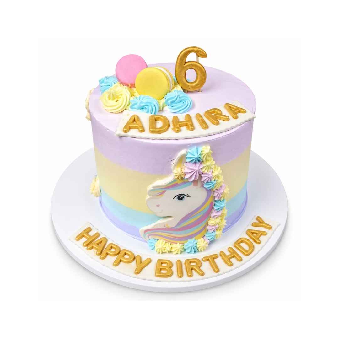 Unicorn 6th Birthday Cake