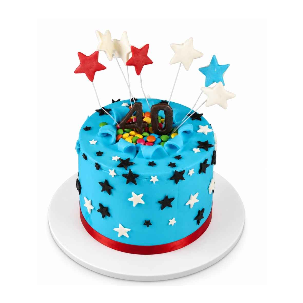40th Birthday Star Cake