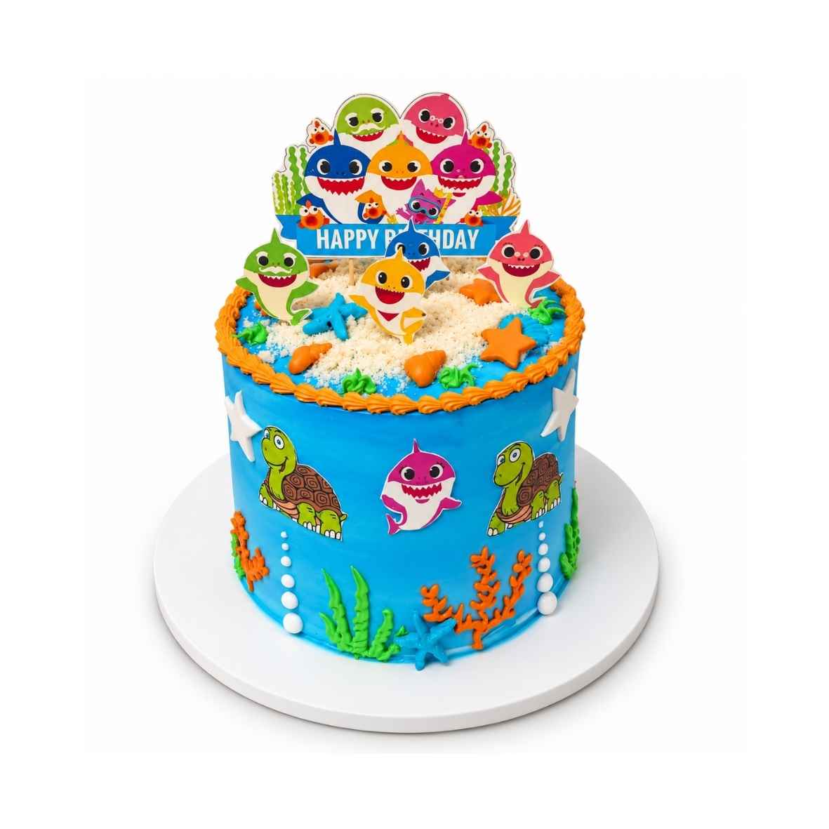 Baby Shark Underwater Birthday Cake