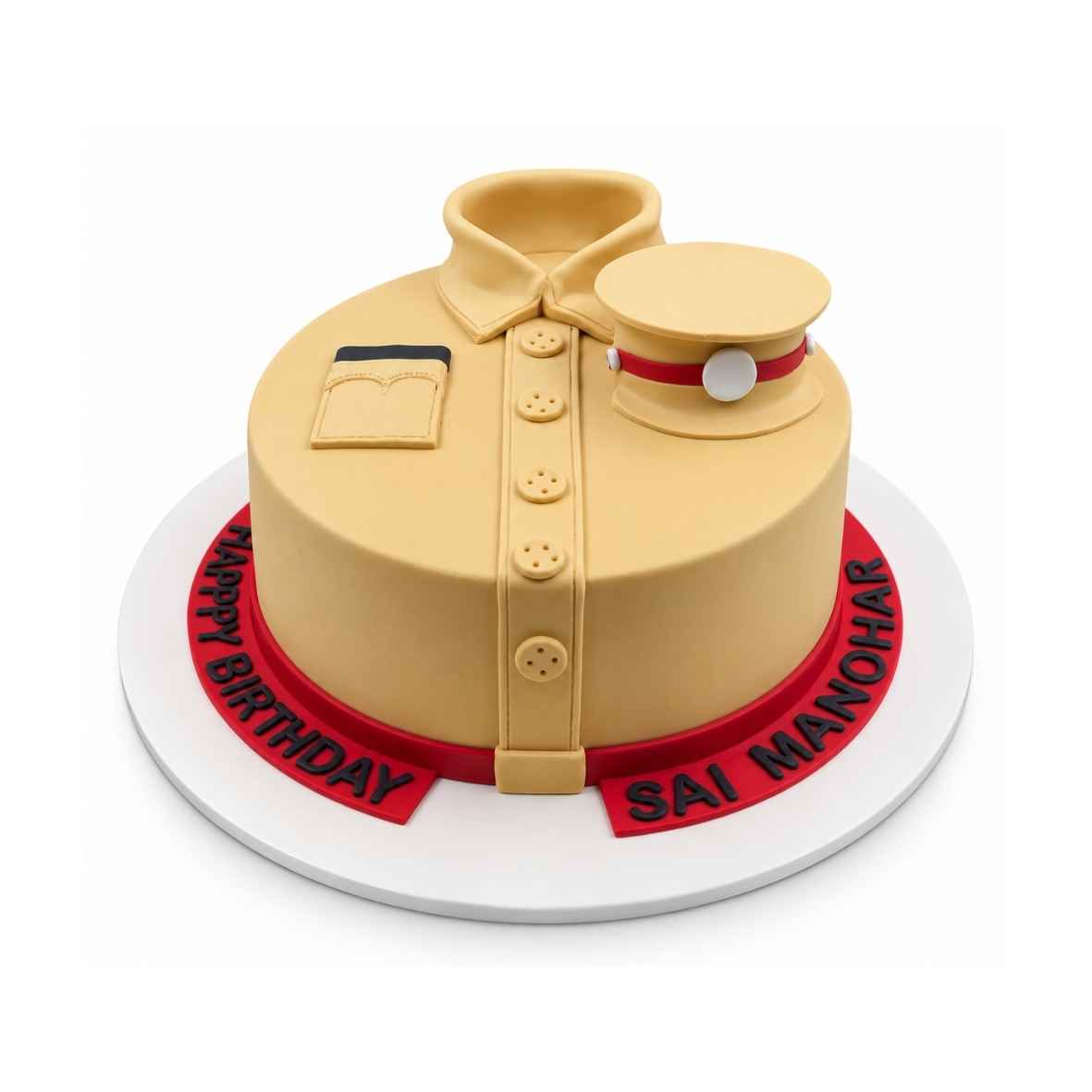 Shirt & Cap Birthday Cake