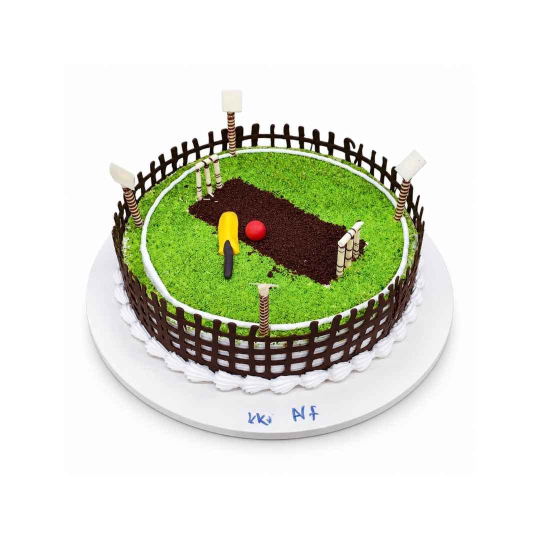 Cricket Ground Theme Cake