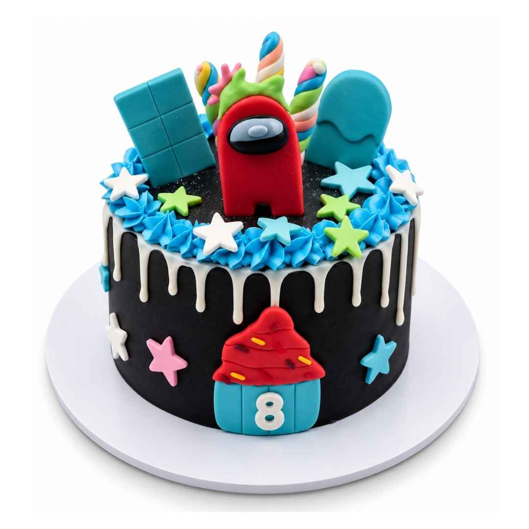 Among Us 8th Birthday Cake