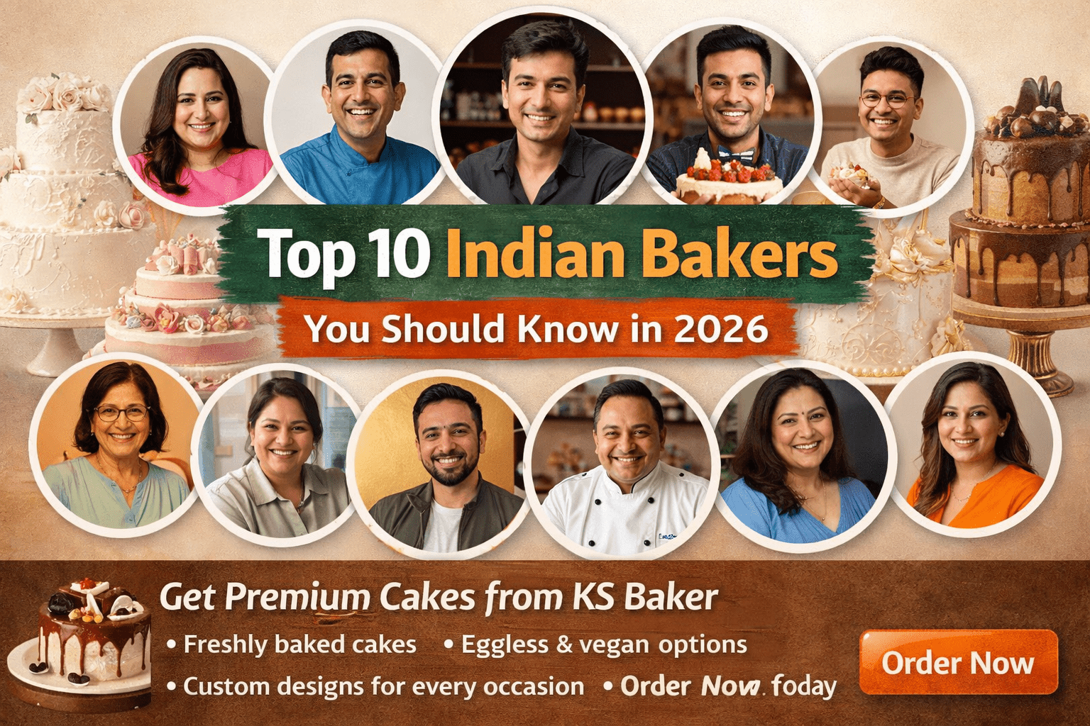 Top 10 Indian Bakers