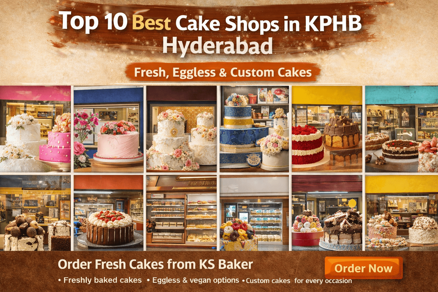 Top 10 Best Cake Shops in KPHB Hyderabad
